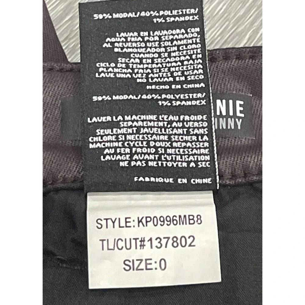 NWT KUT From The Kloth Connie High Rise Ankle Skinny Jeans Purple Women's Size 0